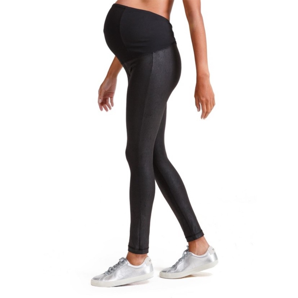 High Gloss Maternity leggings black. NWT - Picture 4 of 15